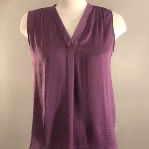 Vince Camuto Purple sleeveless top.